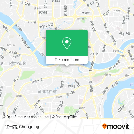 红岩路 map