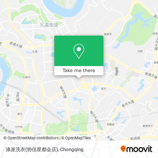 涤派洗衣(协信星都会店) map