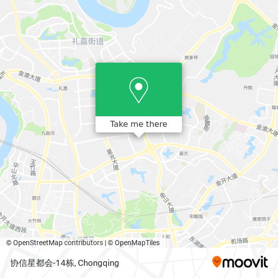 协信星都会-14栋 map