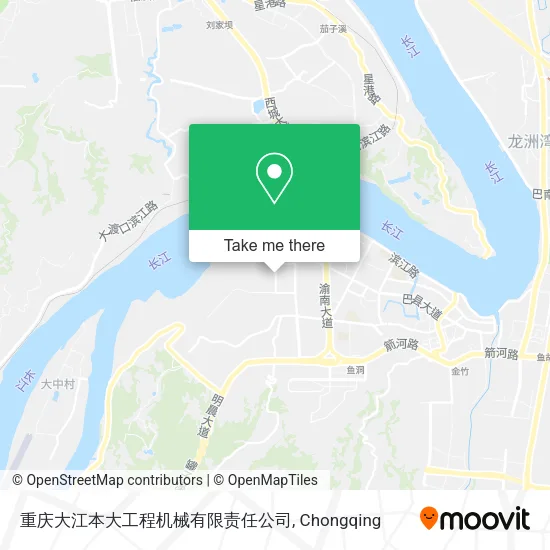 重庆大江本大工程机械有限责任公司 map