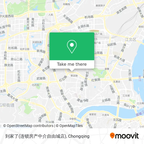 到家了(连锁房产中介自由城店) map