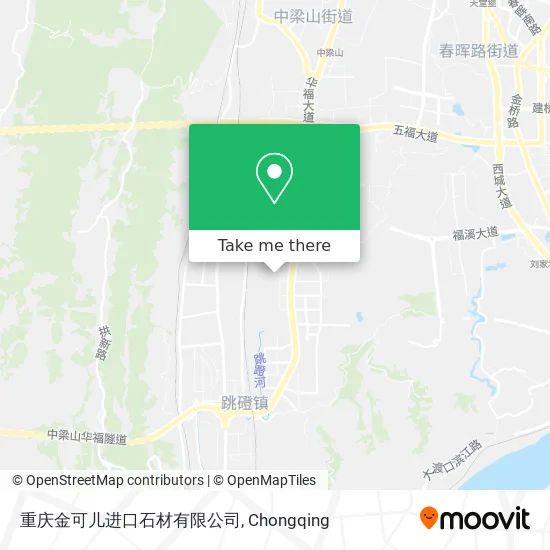 重庆金可儿进口石材有限公司 map