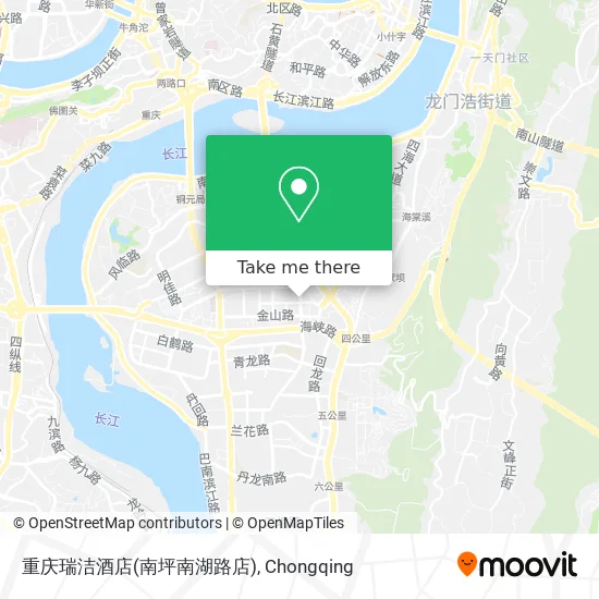 重庆瑞洁酒店(南坪南湖路店) map