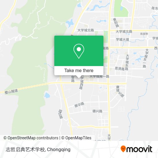 志哲启典艺术学校 map