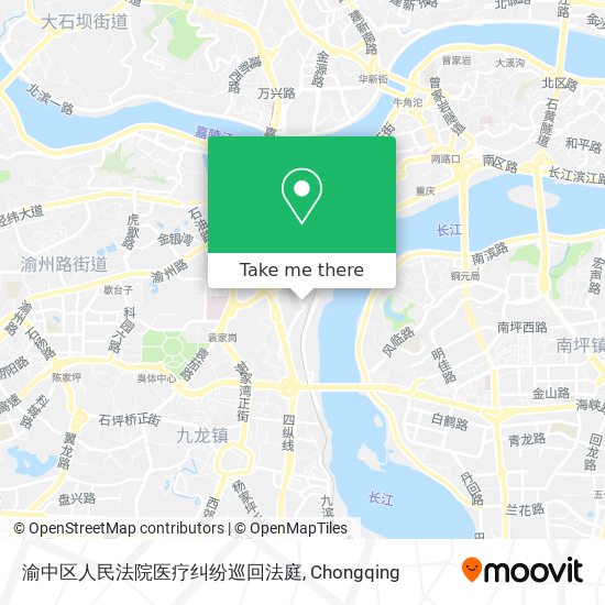 渝中区人民法院医疗纠纷巡回法庭 map