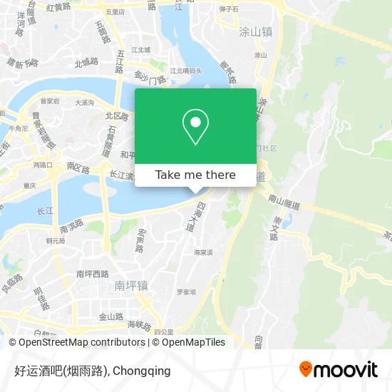 好运酒吧(烟雨路) map