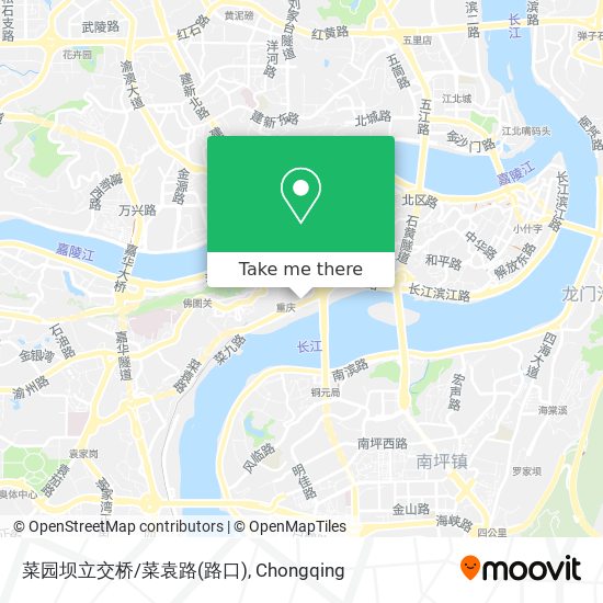 菜园坝立交桥/菜袁路(路口) map