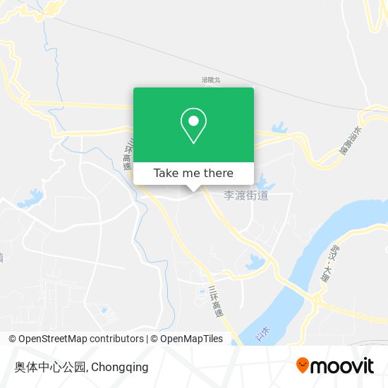奥体中心公园 map