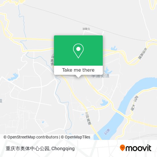 重庆市奥体中心公园 map