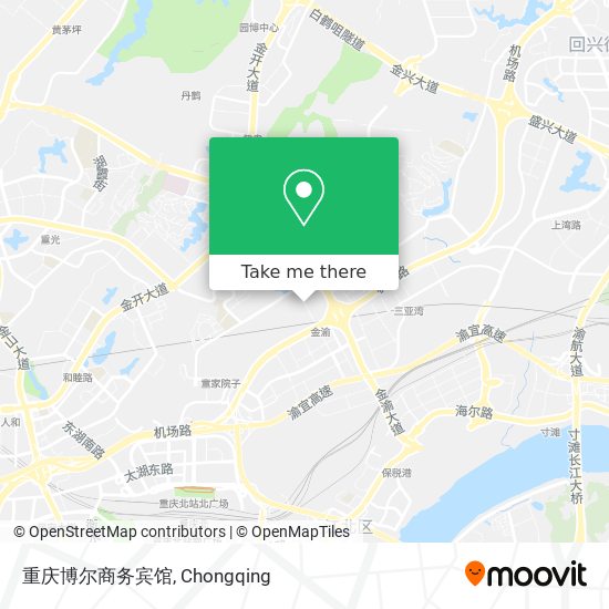 重庆博尔商务宾馆 map
