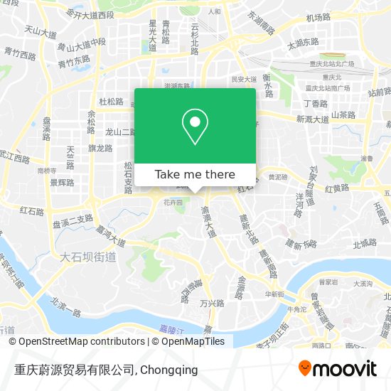 重庆蔚源贸易有限公司 map