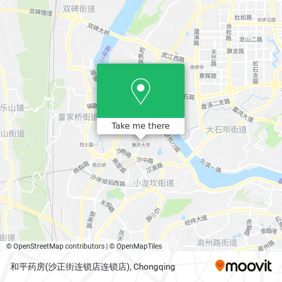 和平药房(沙正街连锁店连锁店) map