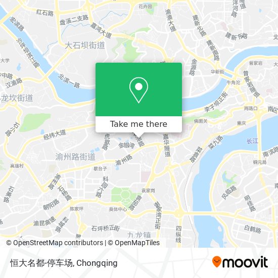 恒大名都-停车场 map