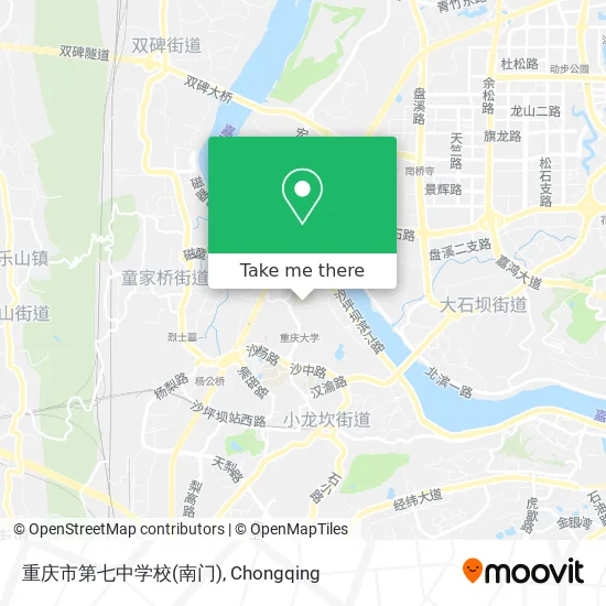 重庆市第七中学校(南门) map