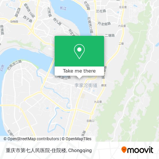 重庆市第七人民医院-住院楼 map