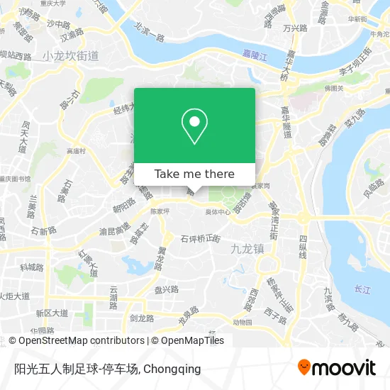 阳光五人制足球-停车场 map