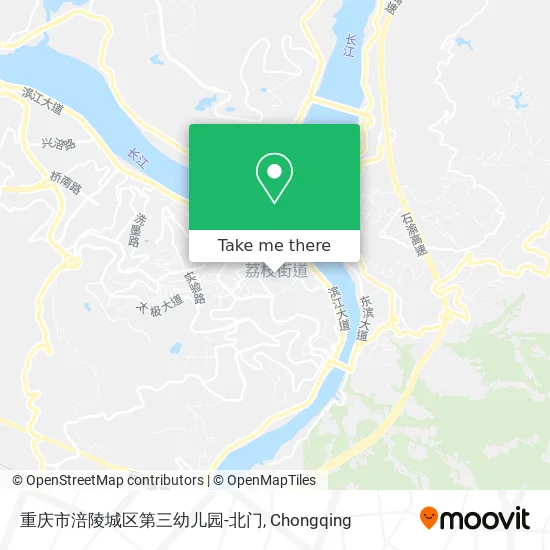 重庆市涪陵城区第三幼儿园-北门 map