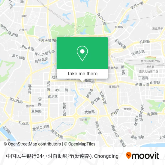 中国民生银行24小时自助银行(新南路) map