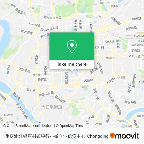 重庆渝北银座村镇银行小微企业信贷中心 map