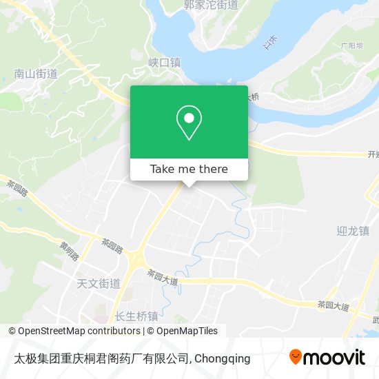 太极集团重庆桐君阁药厂有限公司 map