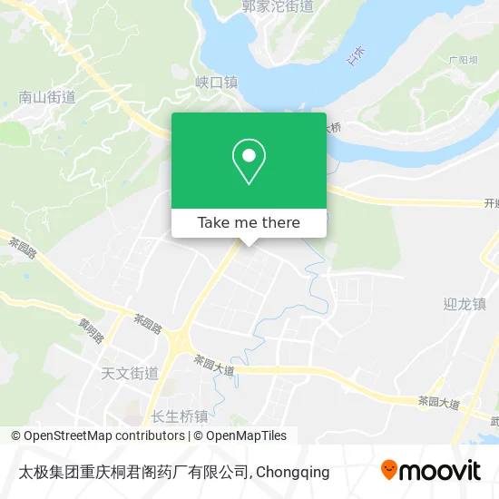 太极集团重庆桐君阁药厂有限公司 map