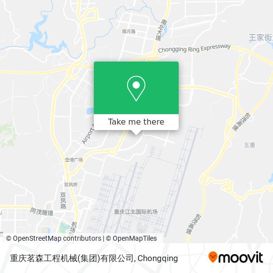 重庆茗森工程机械(集团)有限公司 map