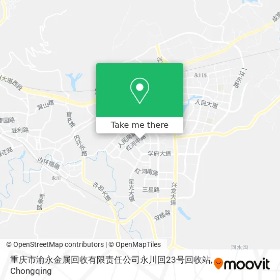 重庆市渝永金属回收有限责任公司永川回23号回收站 map