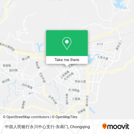 中国人民银行永川中心支行-东南门 map