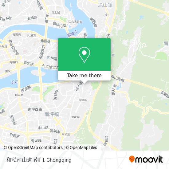 和泓南山道-南门 map