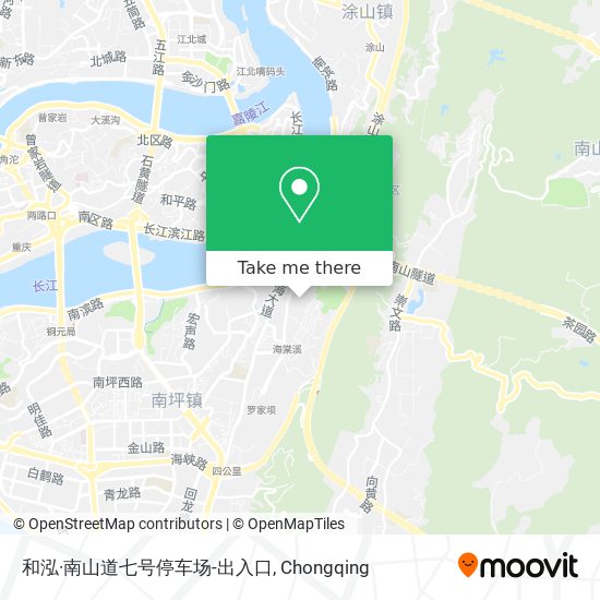 和泓·南山道七号停车场-出入口 map