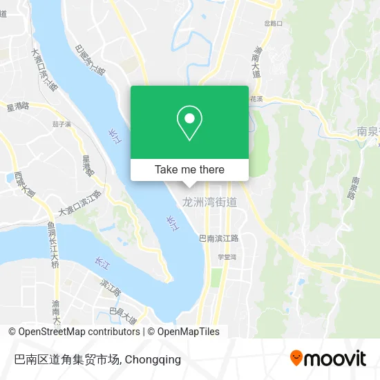 巴南区道角集贸市场 map