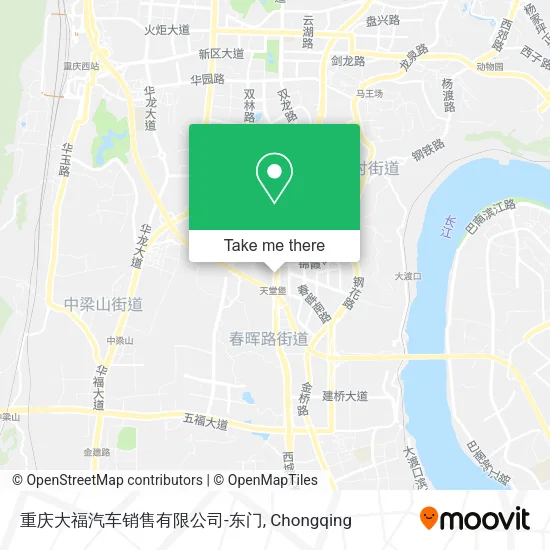 重庆大福汽车销售有限公司-东门 map