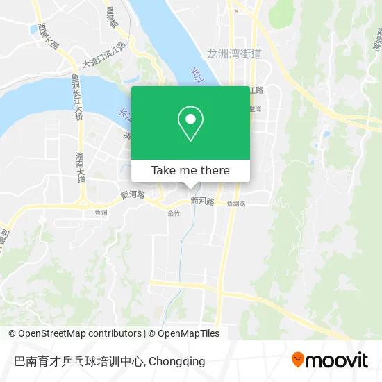 巴南育才乒乓球培训中心 map