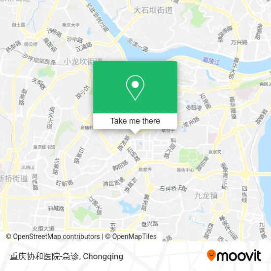 重庆协和医院-急诊 map