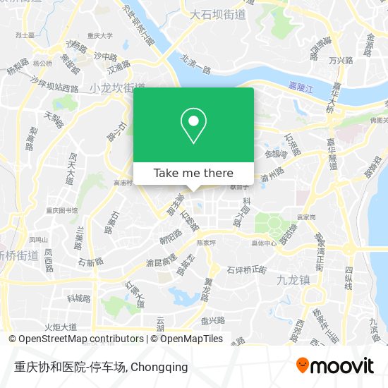 重庆协和医院-停车场 map