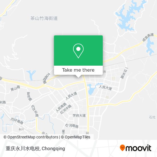 重庆永川水电校 map