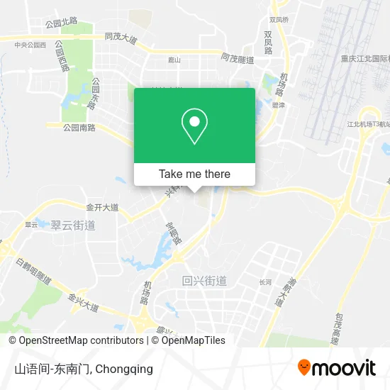 山语间-东南门 map