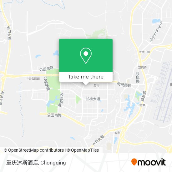 重庆沐斯酒店 map