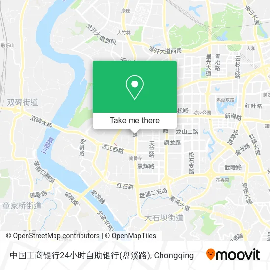 中国工商银行24小时自助银行(盘溪路) map