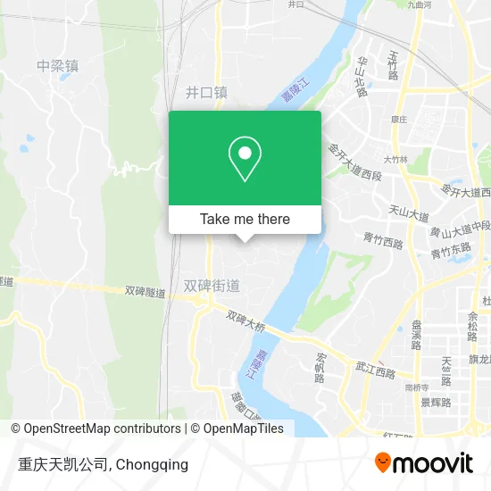重庆天凯公司 map