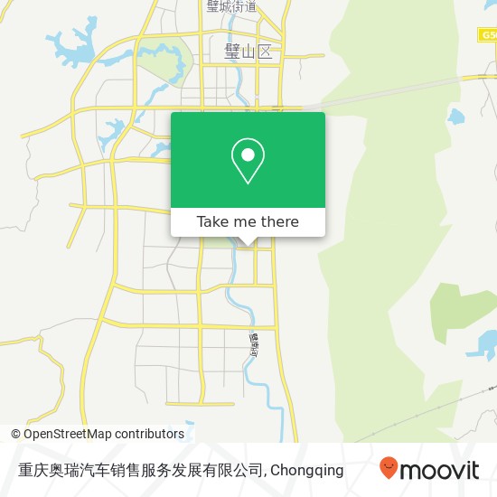 重庆奥瑞汽车销售服务发展有限公司 map