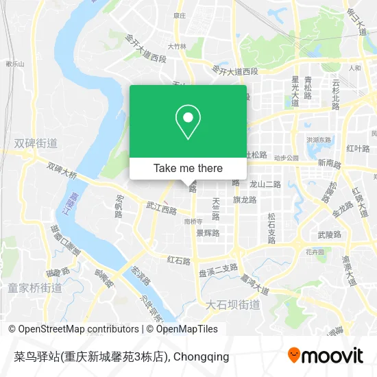 菜鸟驿站(重庆新城馨苑3栋店) map
