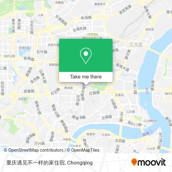 重庆遇见不一样的家住宿 map