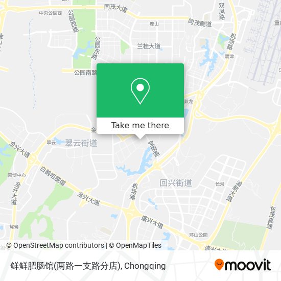 鲜鲜肥肠馆(两路一支路分店) map