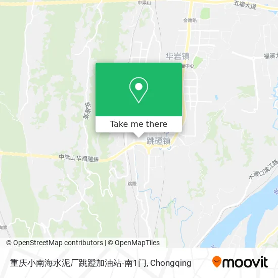 重庆小南海水泥厂跳蹬加油站-南1门 map
