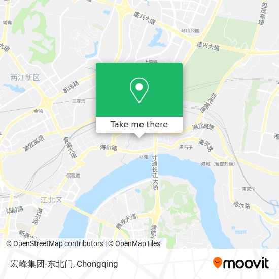 宏峰集团-东北门 map