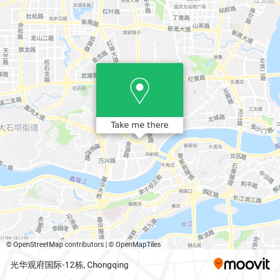 光华观府国际-12栋 map
