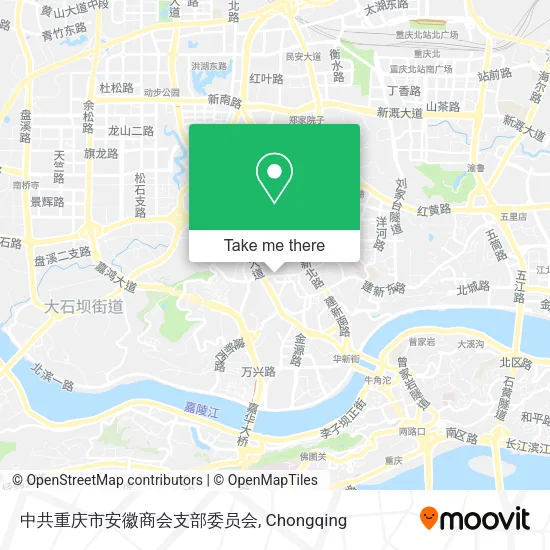 中共重庆市安徽商会支部委员会 map