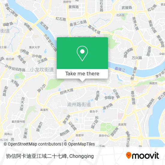 协信阿卡迪亚江域二十七峰 map