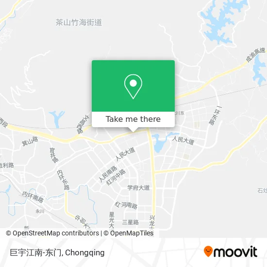 巨宇江南-东门 map